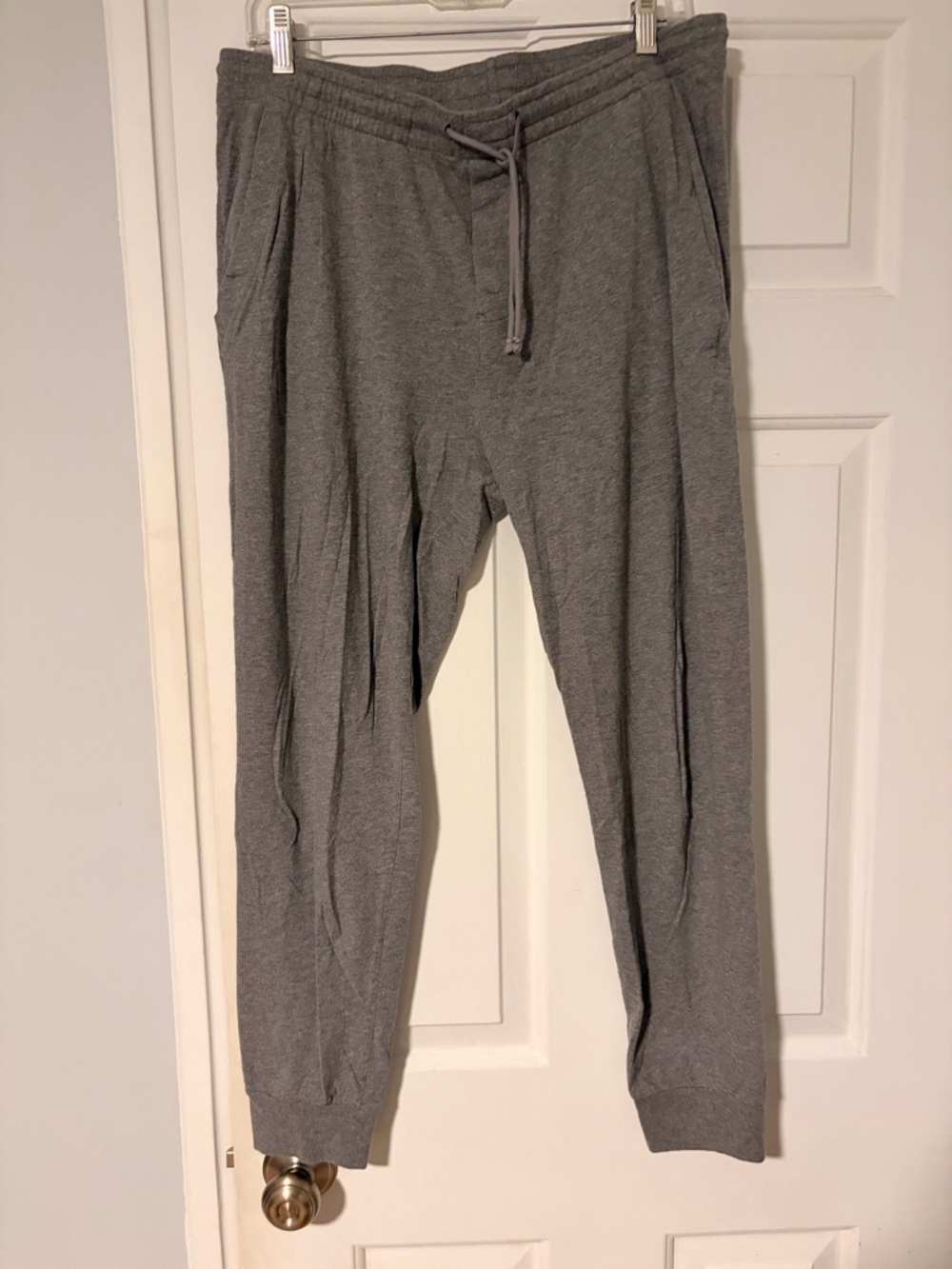 Men’s J. Crew Heather Gray Drawstring Joggers